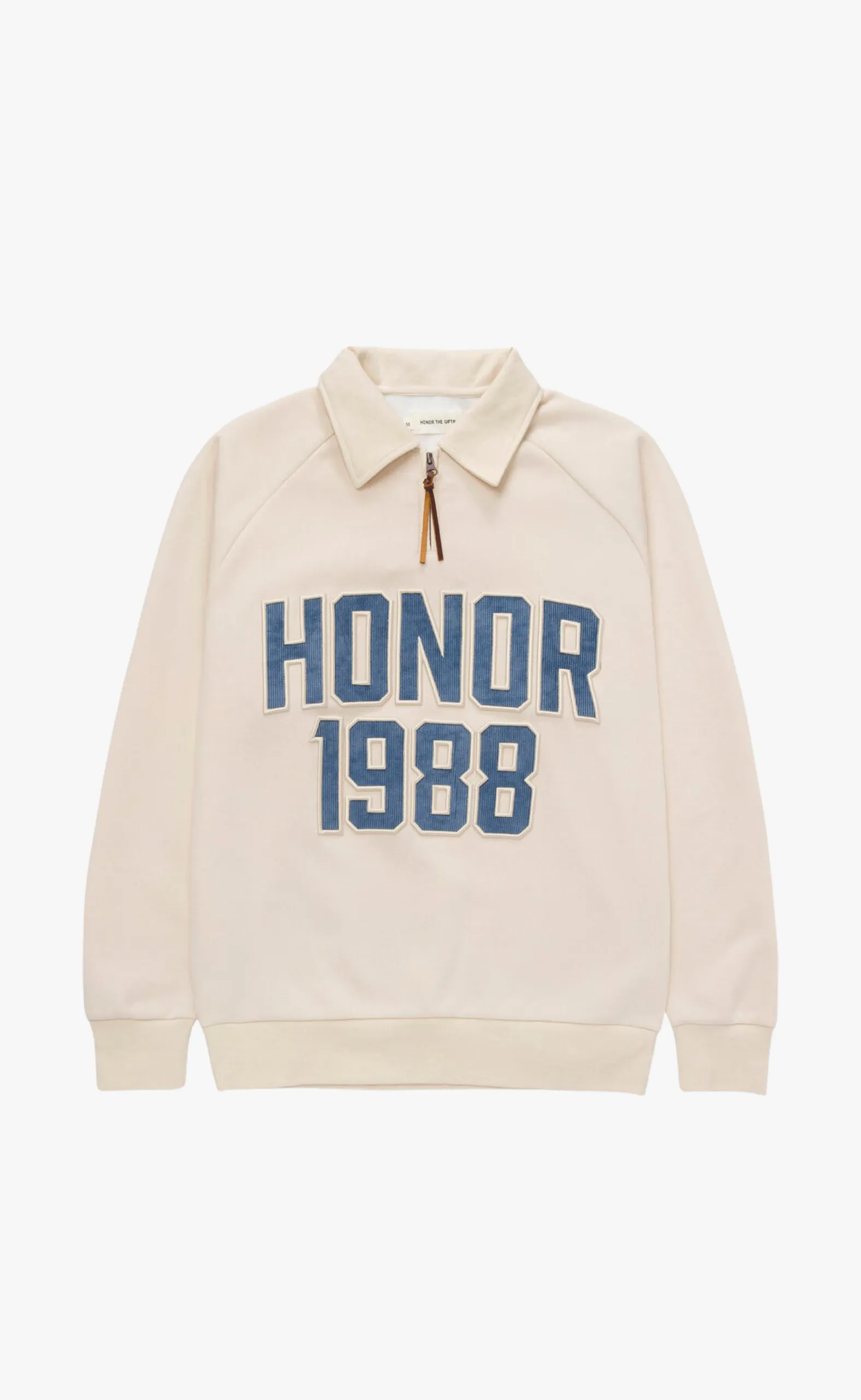 1988 CREAM QUARTER ZIP