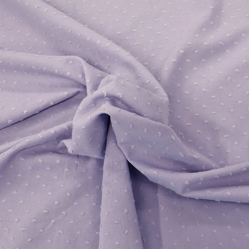 220CM REMNANT Cotton Swiss Knot - Lilac