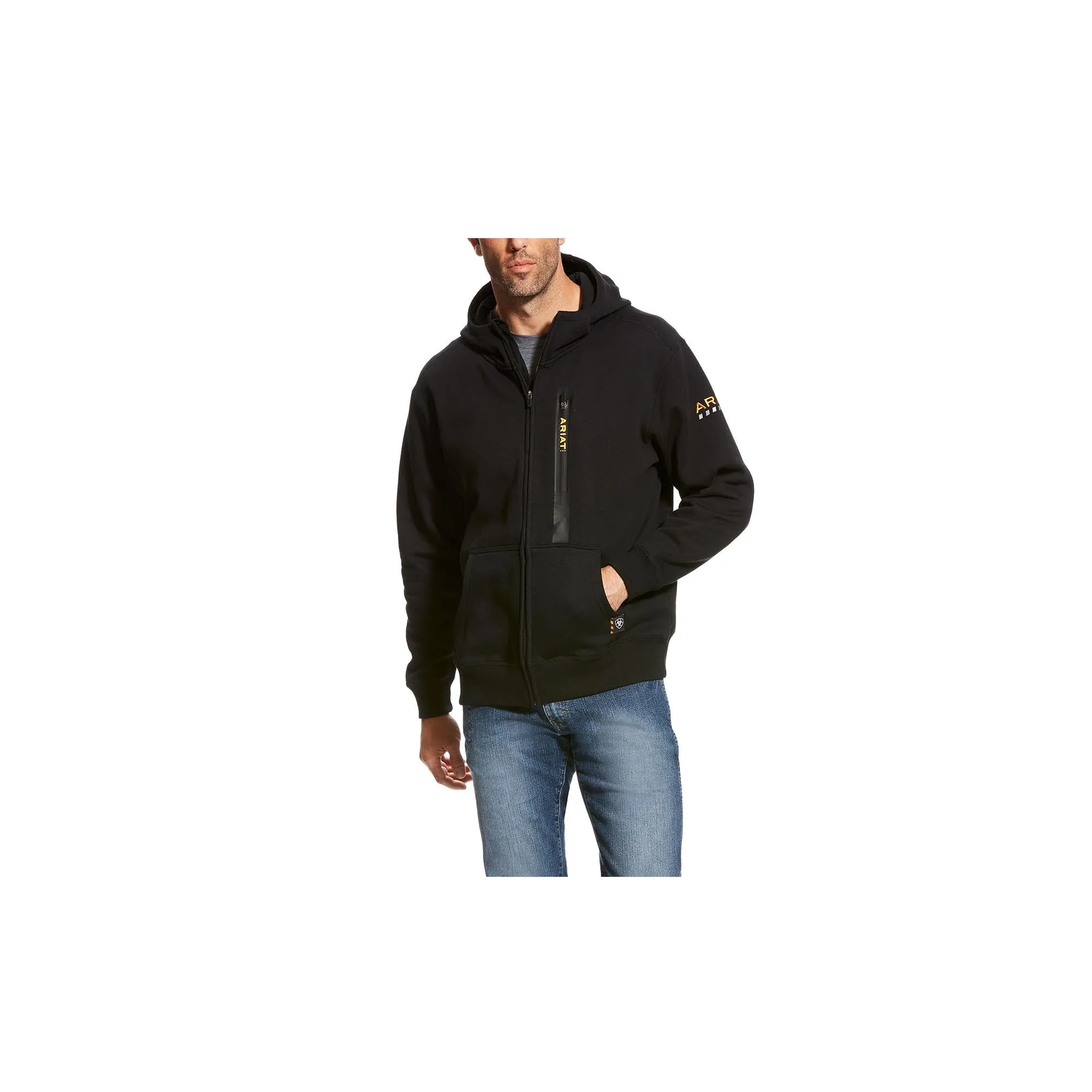 Ariat Rebar Workman Full Zip Hoodie Black