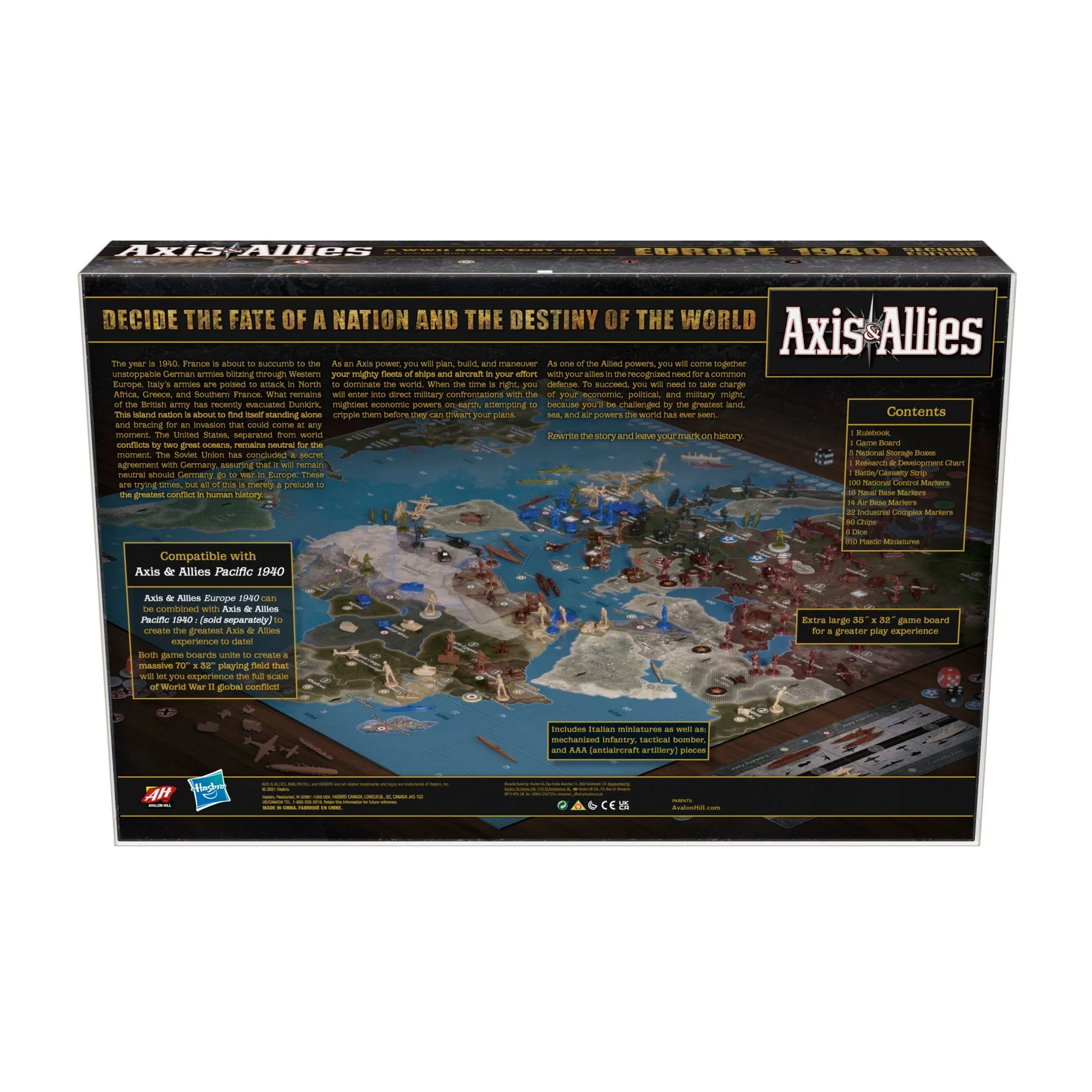 Avalon Hill Axis & Allies Europe 1940 Second Edition