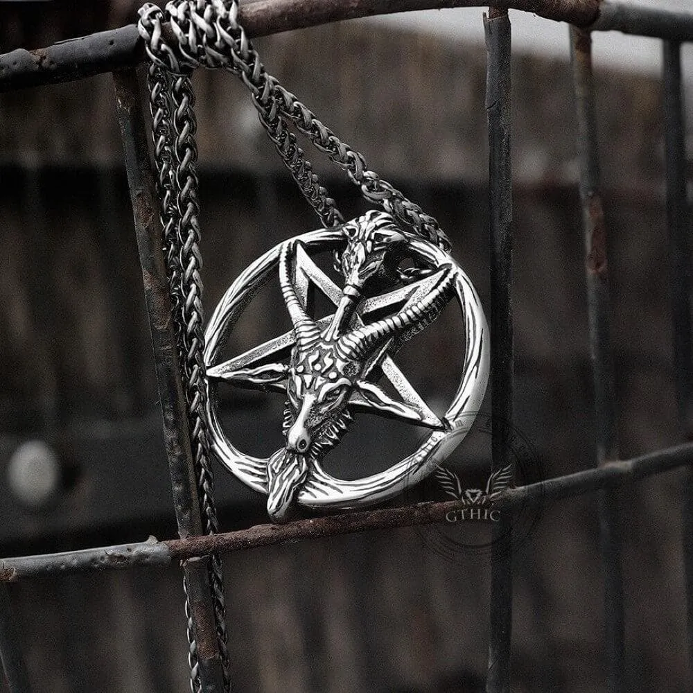 Baphomet Stainless Steel Satan Pendant