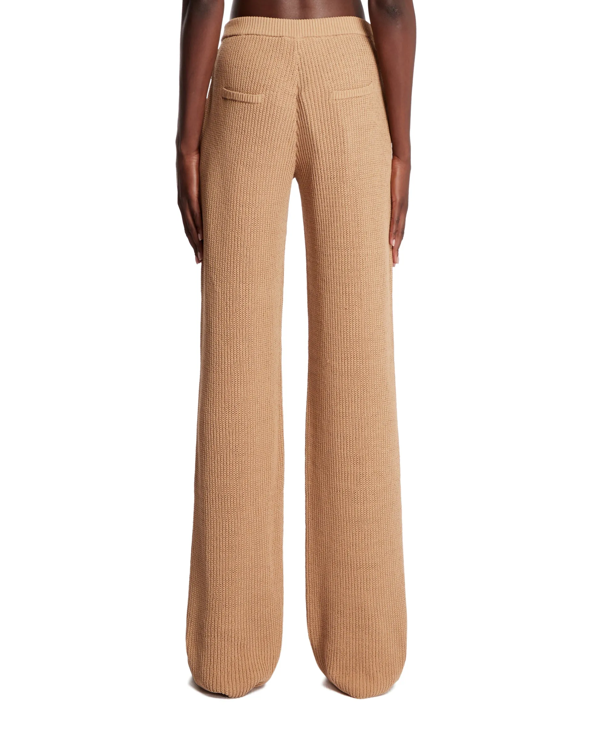 Beige Cotton Aries Pants