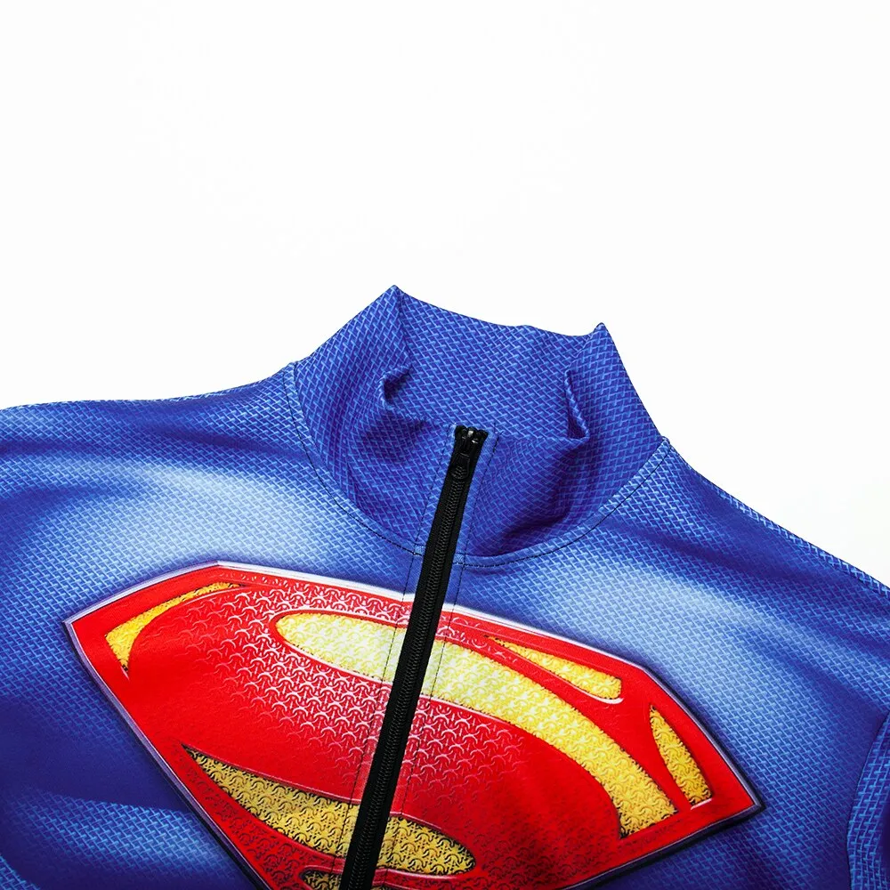 Blue SUPERMAN Zipper Jacket