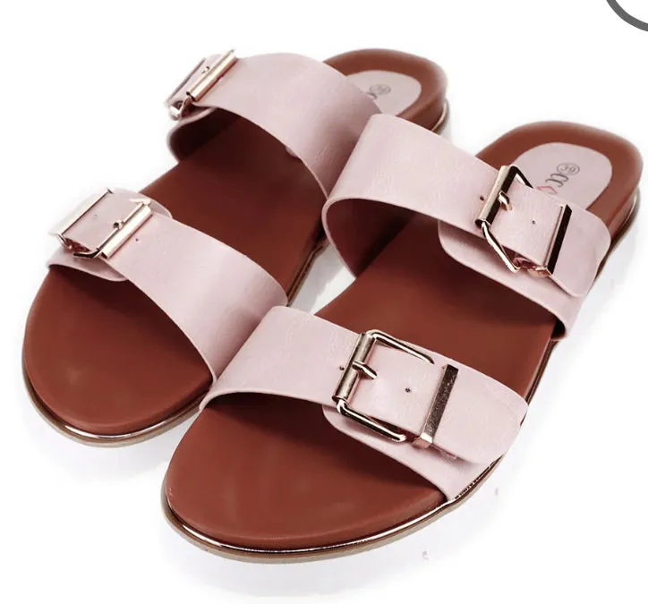 CC Resorts Yummy ~ Blush ~ Rose Gold ~ Black ~ Sandal