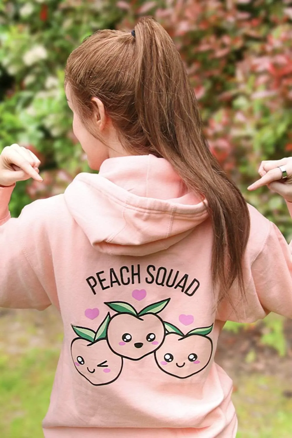 Clare Siobhan Peach Squad Hoodie