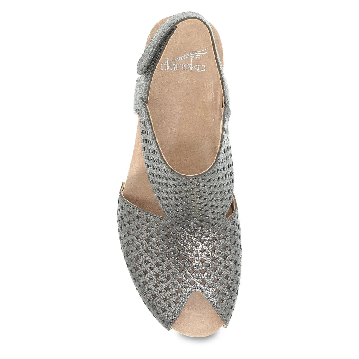 Dansko Teagan Sandal - Gunmetal Metallic