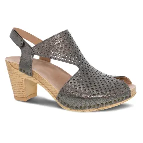 Dansko Teagan Sandal - Gunmetal Metallic