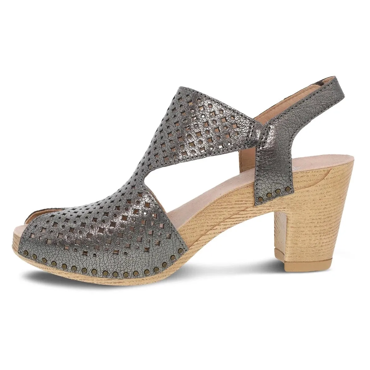 Dansko Teagan Sandal - Gunmetal Metallic