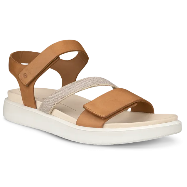 Ecco Flowt Strap Sandal - Lion