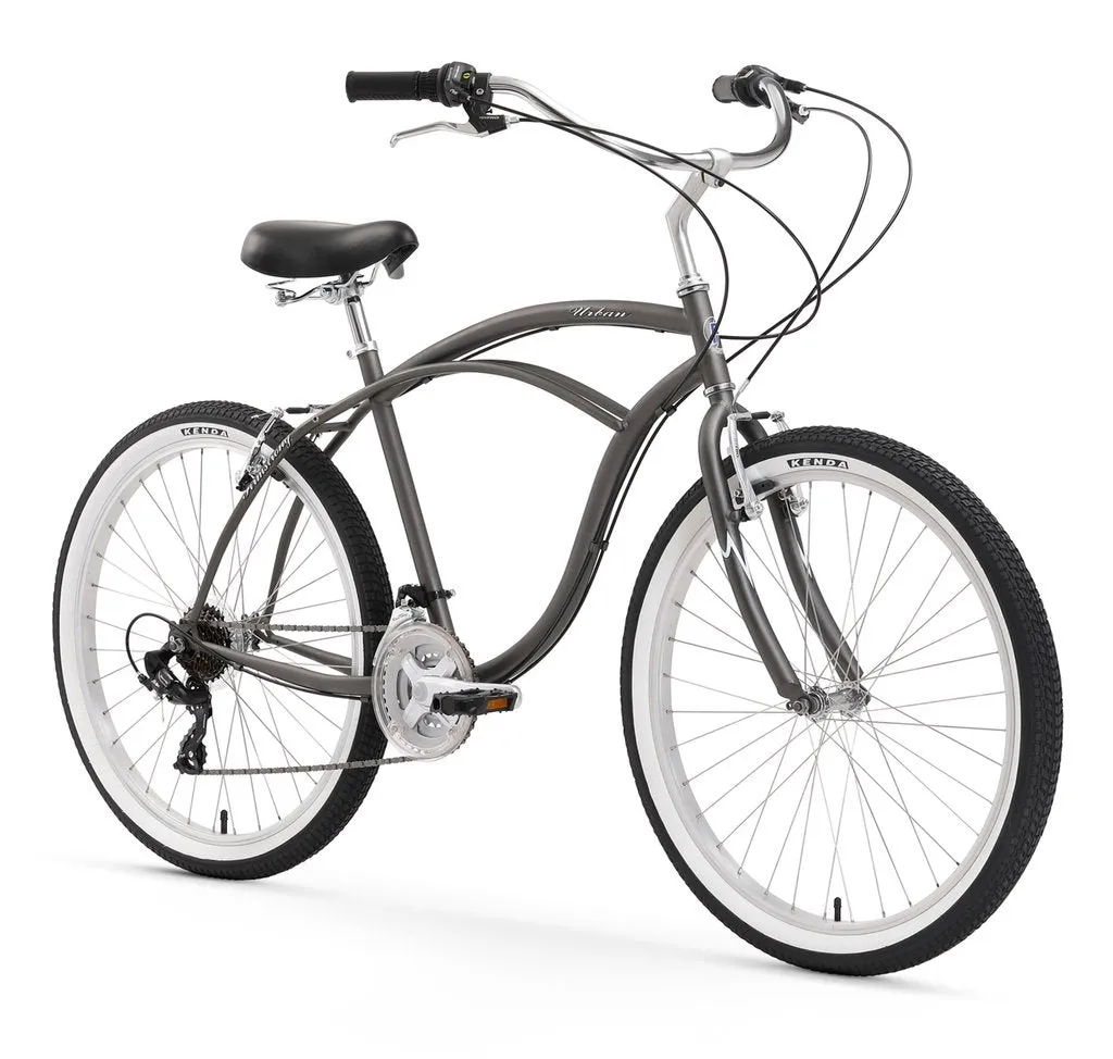 Firmstrong Urban Man 21 Speed - Men's Beach Cruiser Bicycle