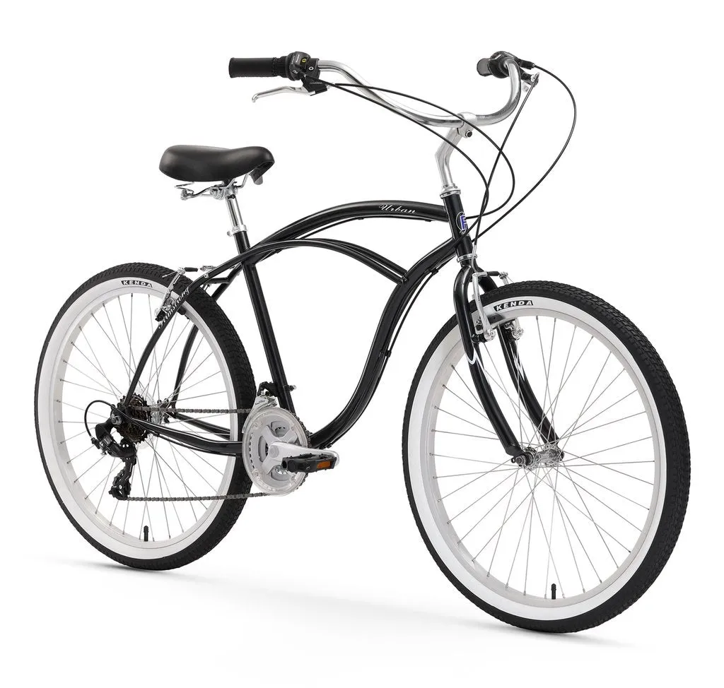 Firmstrong Urban Man 21 Speed - Men's Beach Cruiser Bicycle