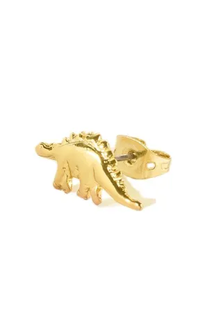 Gold Saurio Single Stud Earring