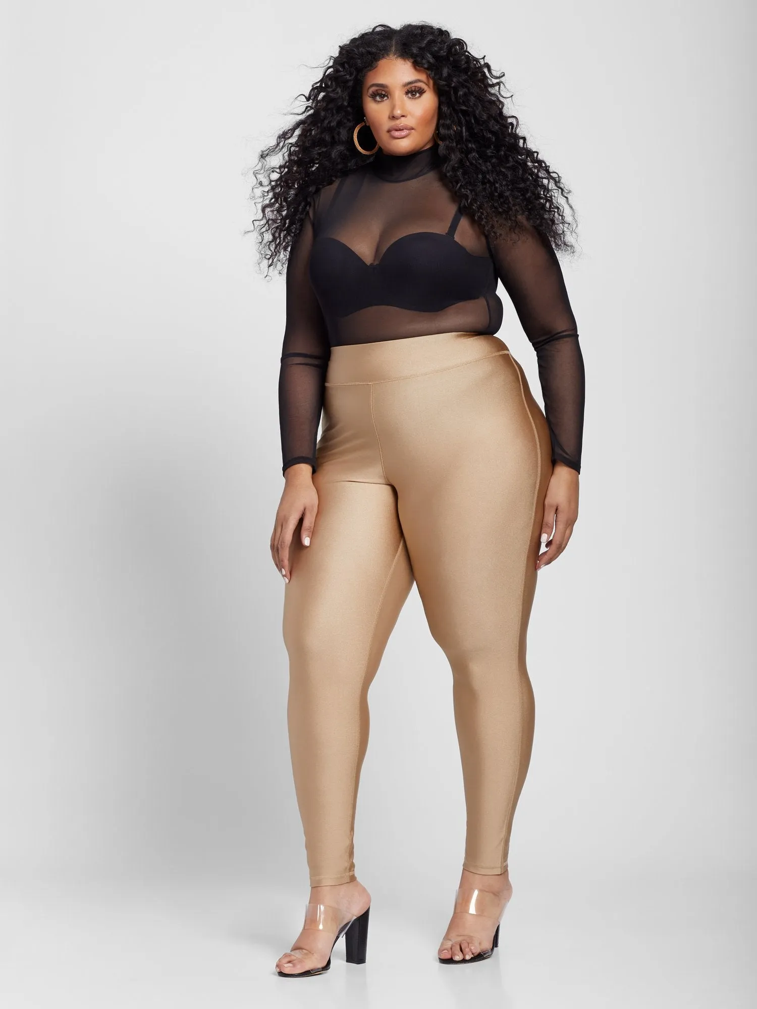 Kaya High Rise Shine Leggings