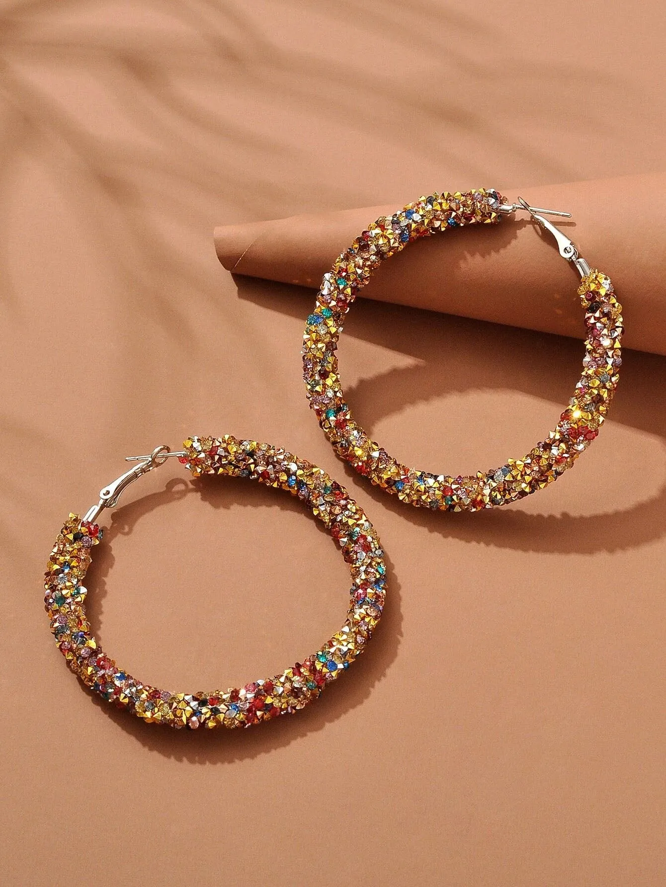 Reriti Multi Colored Hoop Earrings