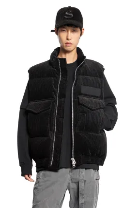 SACAI MAN BLACK VESTS