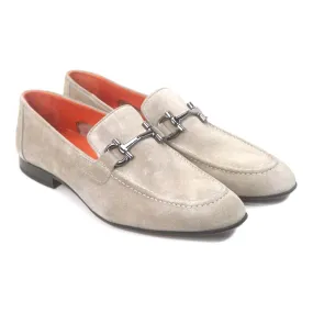 Sigotto Uomo Taupe Minsk Suele Bit Leather Sole Loafer