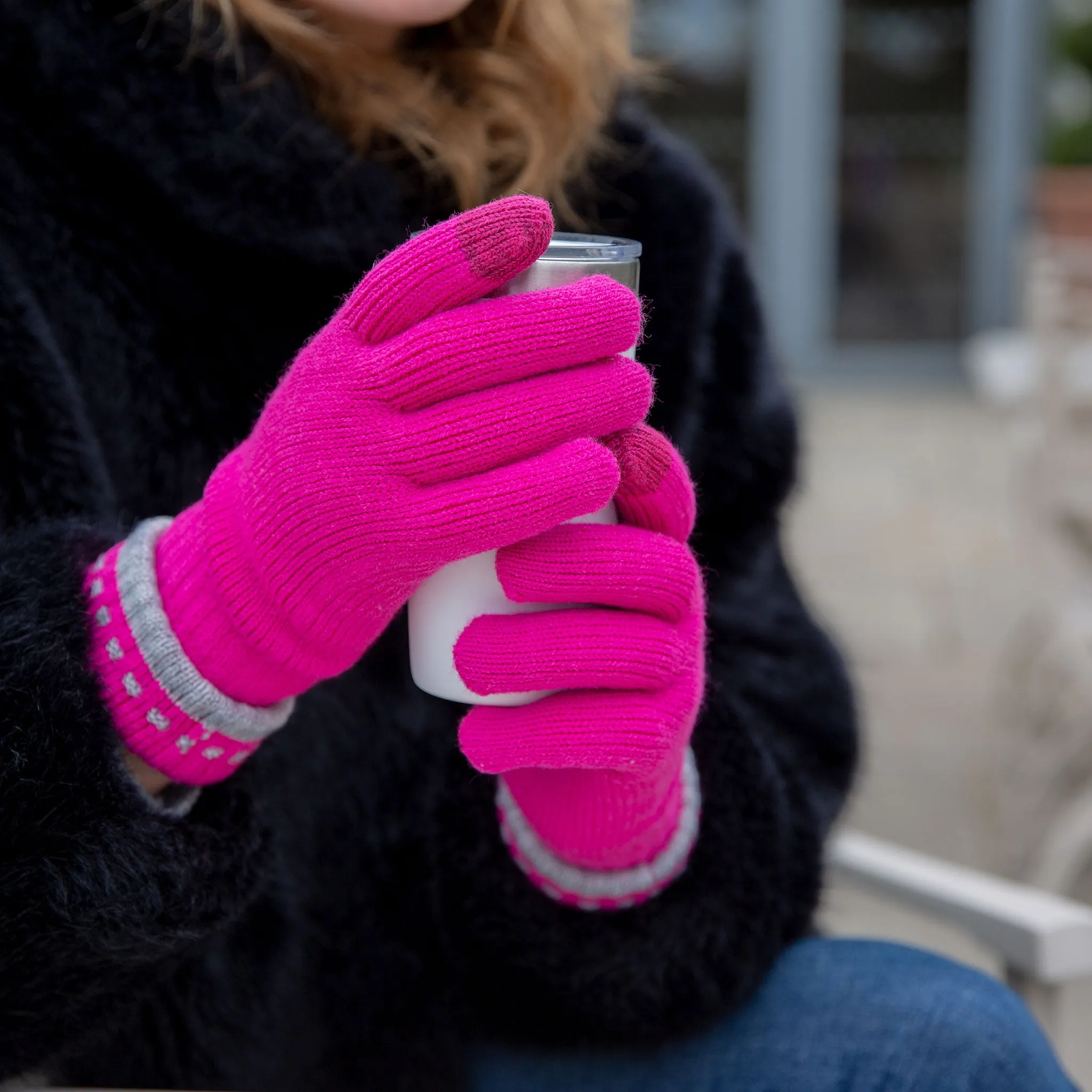 Women's Touchscreen Knitted Gloves